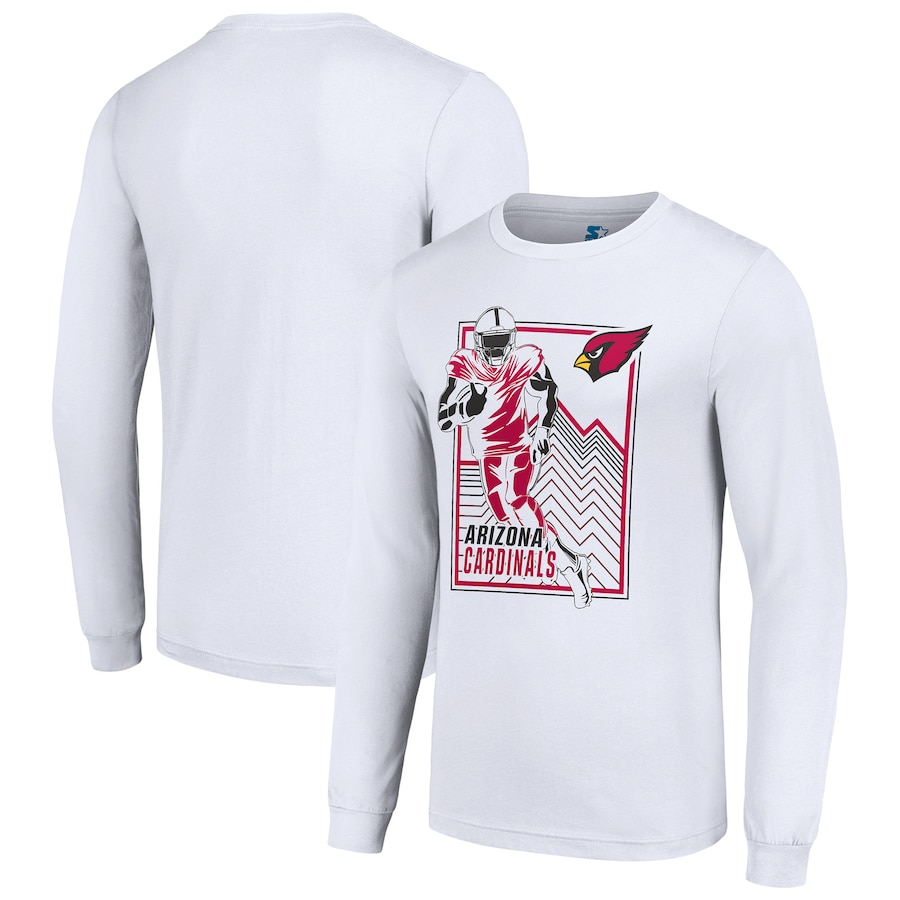 Men Arizona Cardinals white 2024 NFL Long sleeve T Shirts->nfl t-shirts->Sports Accessory